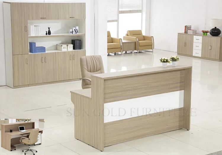 Wholesale reception desk showroom counter designs (SZ-RTB019-1)