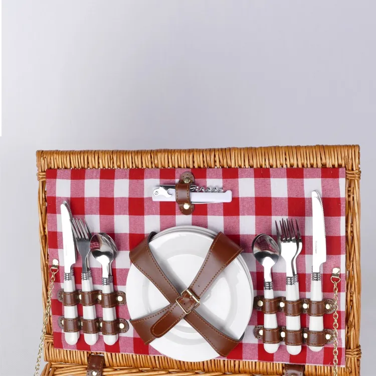 Free Shopping Romantic Ideas Hot Design Handmade Wicker Picnic Baskets
