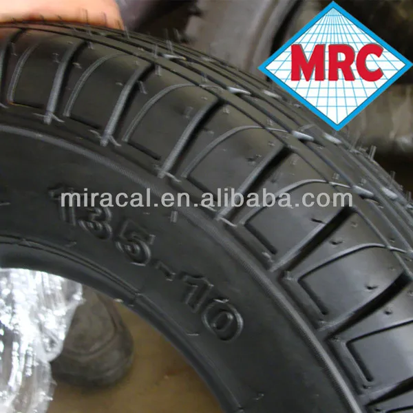 CHINA manufacturer Pakistan market prefer tubeless tires and inner tube motorcycle tyre/motorcycle tire 135-10