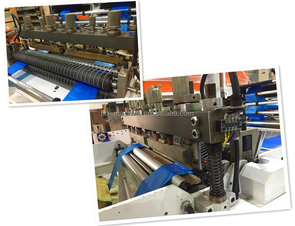 
Baihao CE Certificate Automatic Two Lines Coreless Roll Garbage Bag Making Machine 