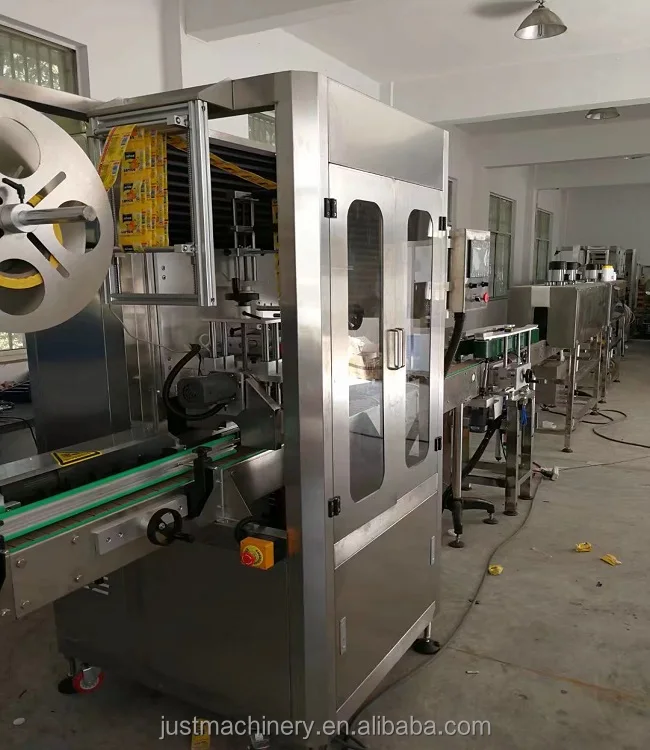 automatic labeling machine for plastic bottles