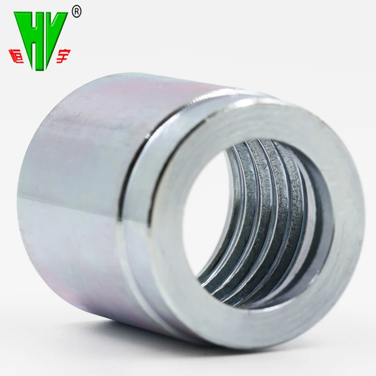 Hot sale connection hose hydraulic fittings carbon steel hose ferrule fittings