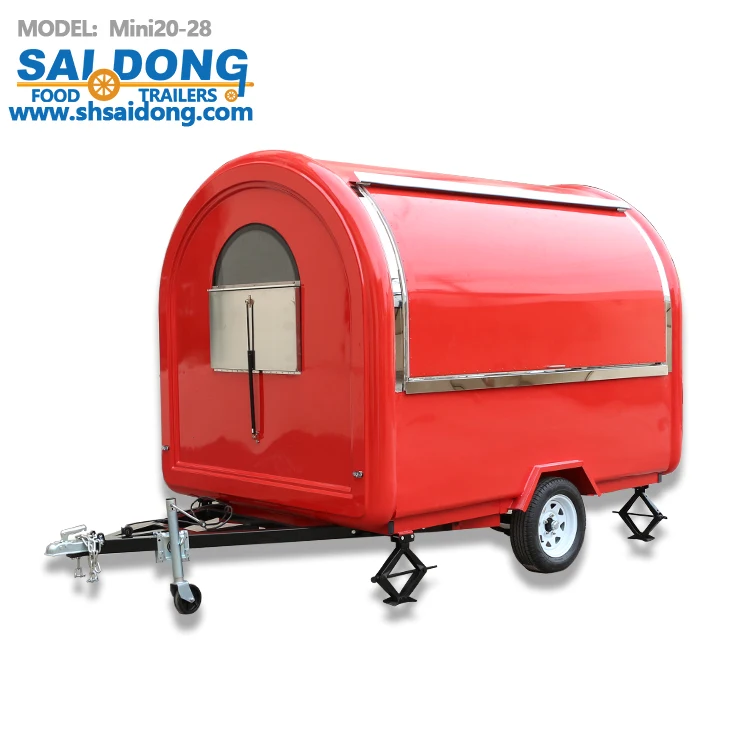 China Suppliers Towable Hot Dog Ice Cream Truck Food Trailer