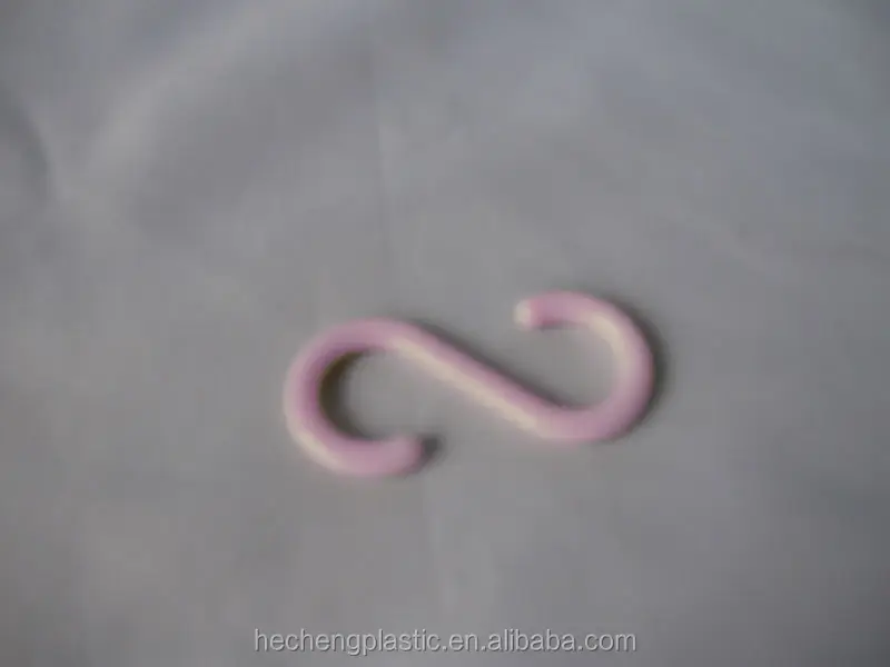 
Plastic PP material S shape curtain hooks 