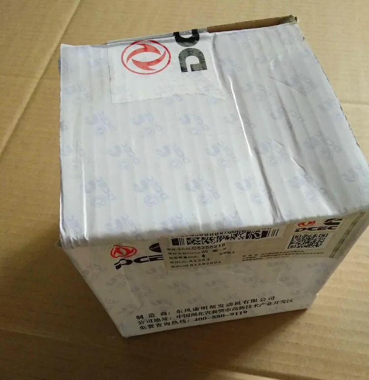 Подлинный поршень из сплава двигателя DCEC 6CT 9L ISC QSC Cummins 5255218 5302254