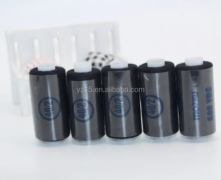 Factory Directly Dyeing hilos de coser 100% Spun Polyester Sewing Thread Wholesale 40/2