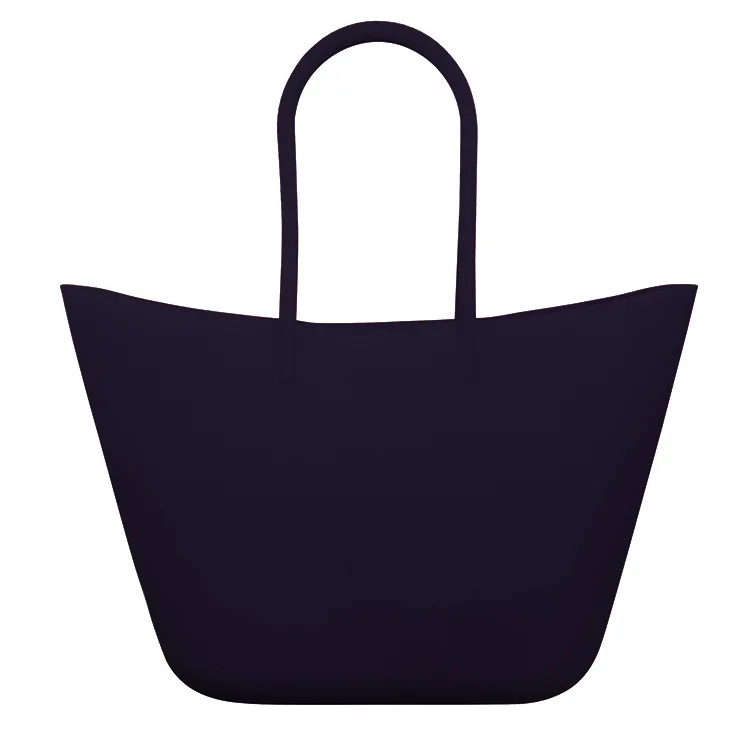 Wholesale OEM Customized Shopping Beach Water Proof Eco Friendly Silicone Shoulder Handbag