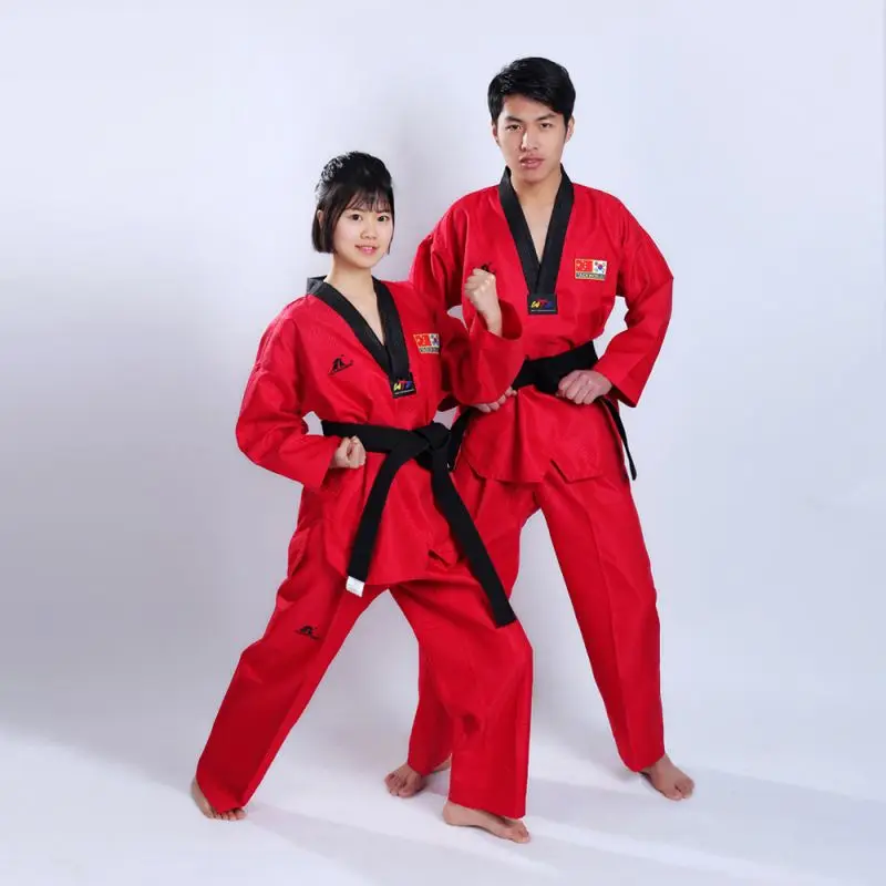 Custom Breathable Taekwondo Dobok Poomsae Uniform Taekwondo Fighter Uniforms Suits