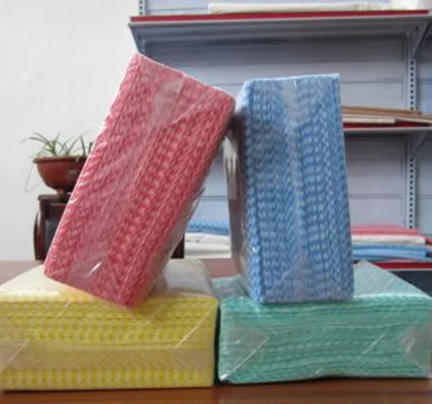 
all purpose polyester/viscose chemical bonded nonwoven cleaning wipes, industrial wiping cloth,home cleaning wipes 