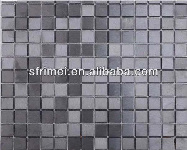 стеклянное зеркало мозаика фоне стены декоративные мозаика черный титан нержавеющая сталь мозаики