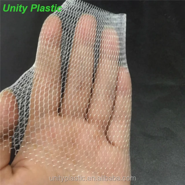 Полиэтиленовая защитная сетка пластиковая упаковочная трубчатая по заводской