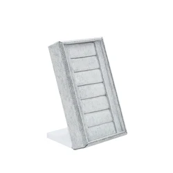 Suede ring rack bracelet display rack earrings display board storage box jewelry display props wholesale
