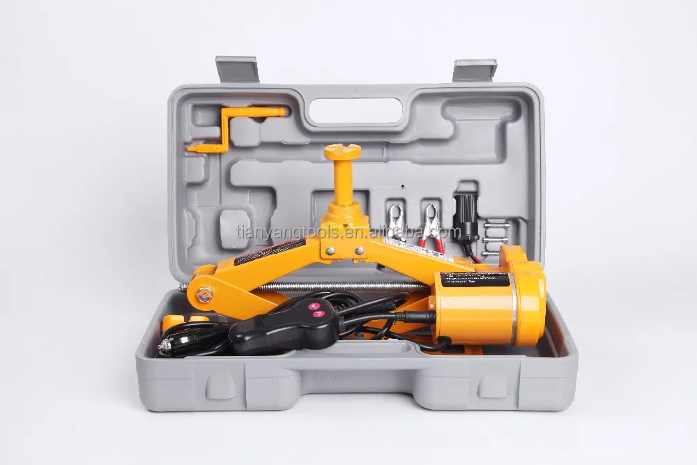 High Quality CE ISO Approved Professional Mini Portable 3T Full Automatic Electric Scissor Car Jack for Emergency Repair