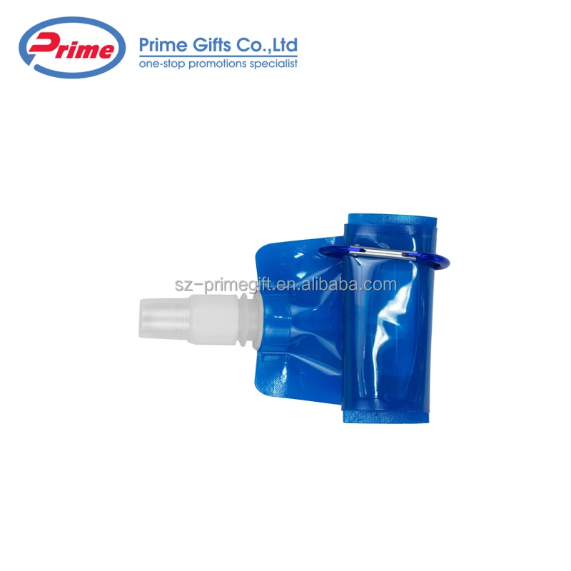 Foldable Water Bottle Hot Selling Customize Logo High Quality Plastic Camping PE Minimalist Unisex Sustainable 1pc/poly Bag