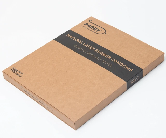 
PARRY male condom 100 condom pack OEM lubricated lambskin condoms 