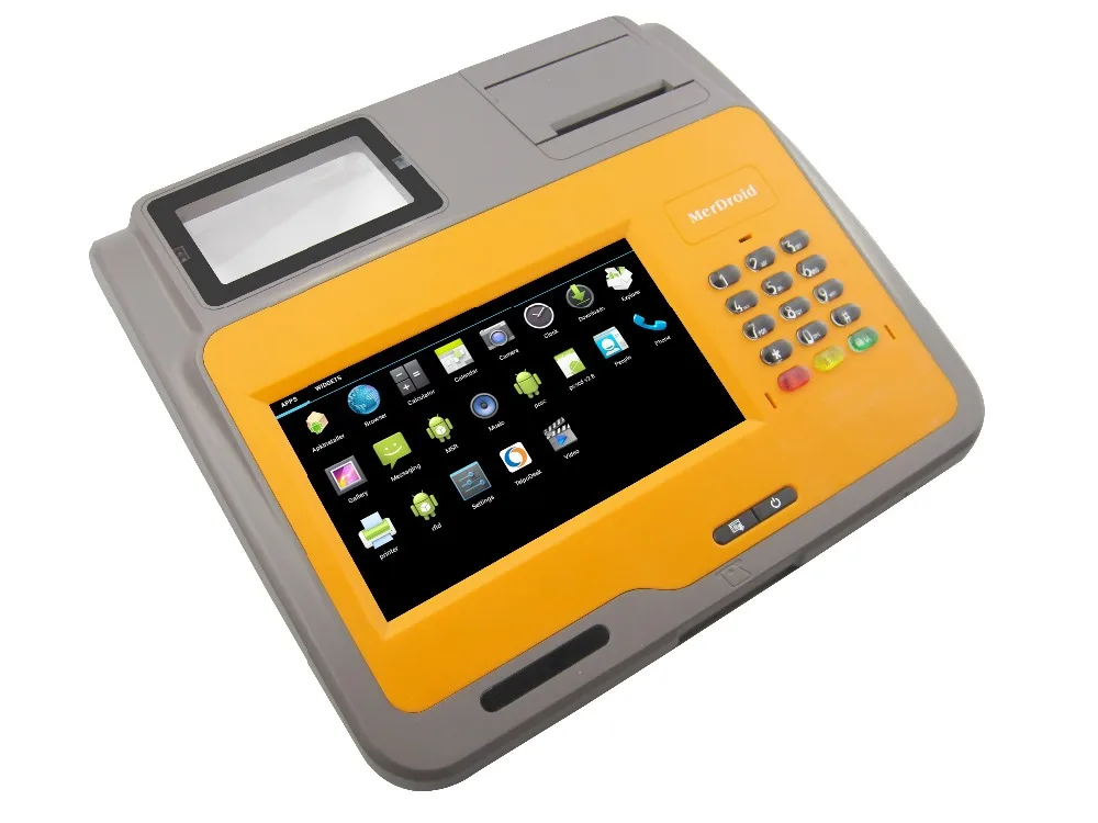 Automatical paper cutting, wireless routing wireless POS terminal with printer GC-039D