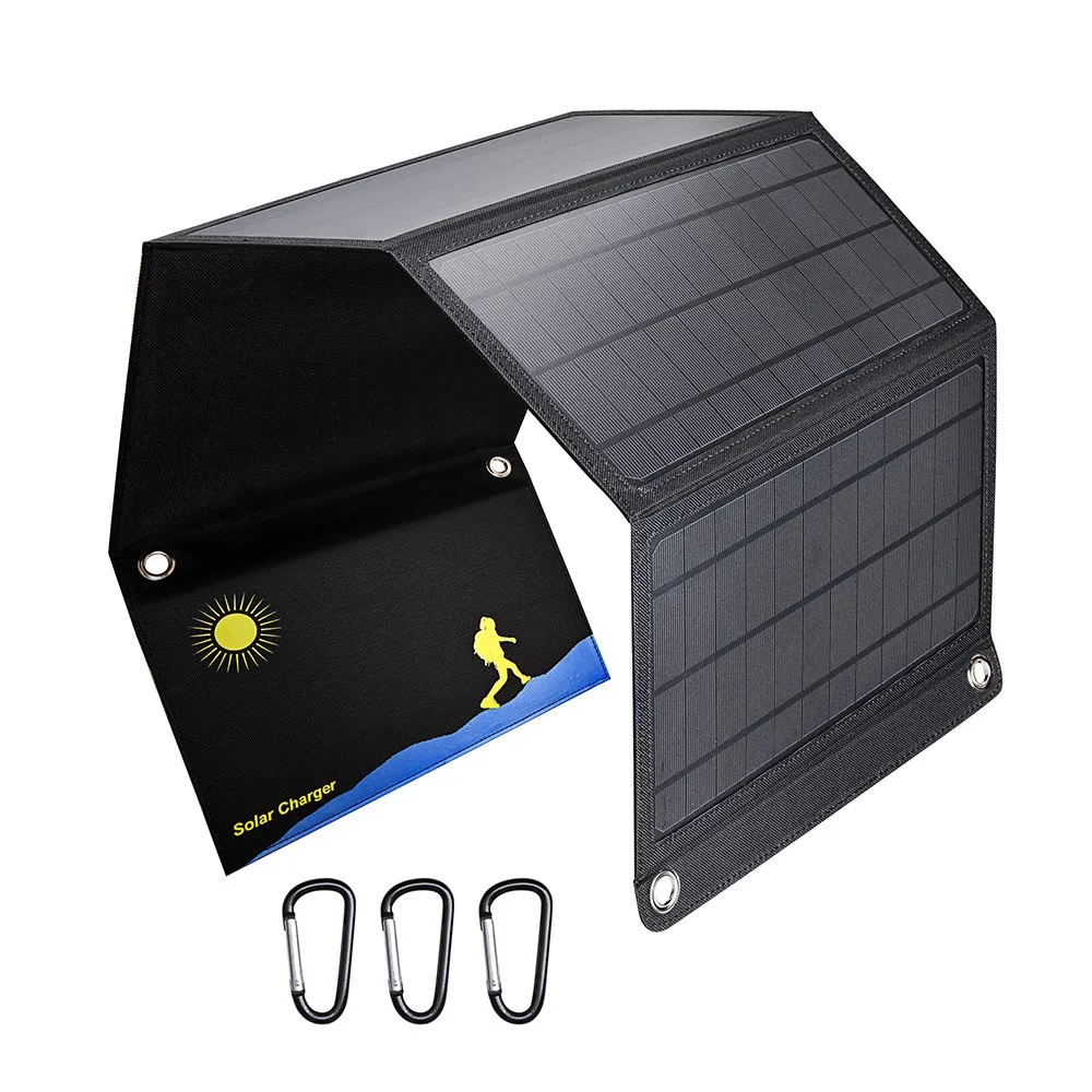 manels outdoor camping lightweight portable mono flexible 4 foldable folding 28W laptop charger for Hiking alibaba solar panels