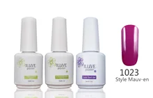 3 packs iLuve Professional Carmine Nail Gel Polish UV LED Lamps Gel 15ml Base Top Coat