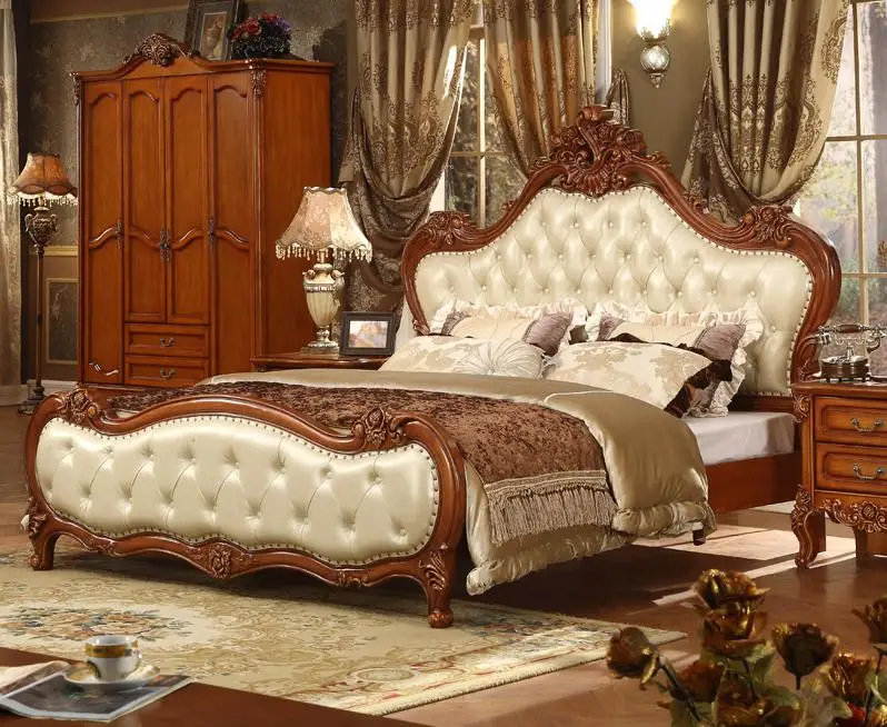 Европейские классические белые роскошные наборы мебели для