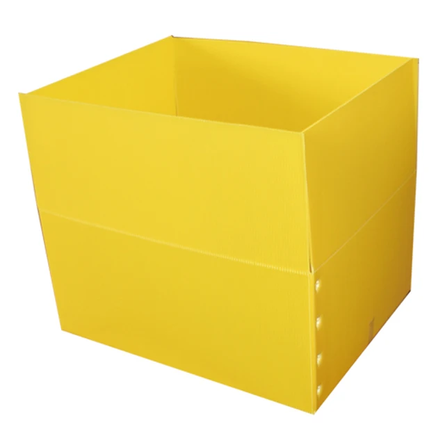 folding corrugated plastic impraboard box