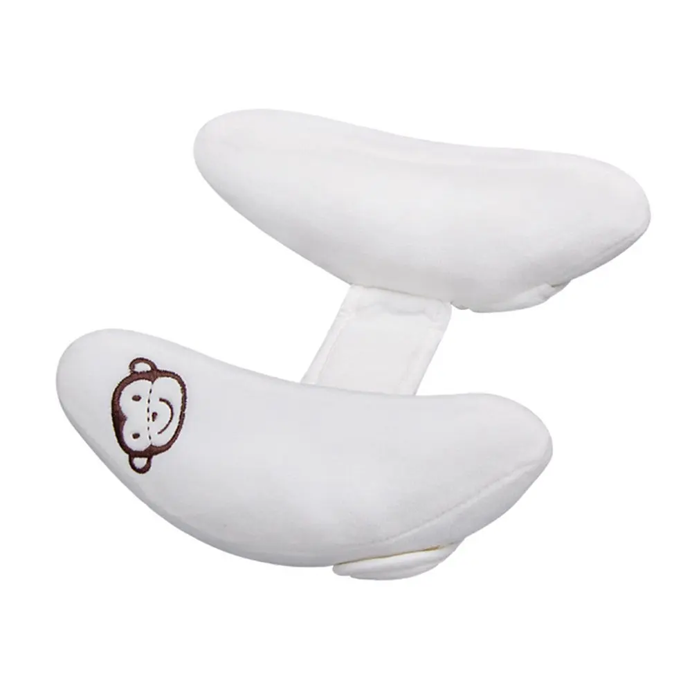 Customized Adjustable Toddler Safety Headrest Support Plush Banana Shape Baby Neck Pillow