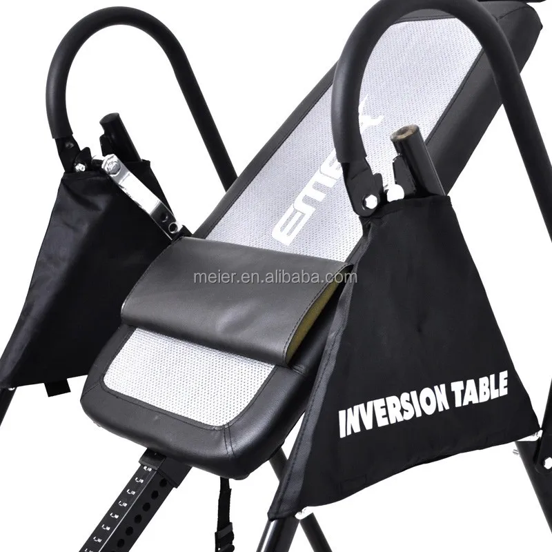 EMER Deluxe Inversion Table Pro Fitness Chiropractic Table Exercise Back Reflexology with CE
