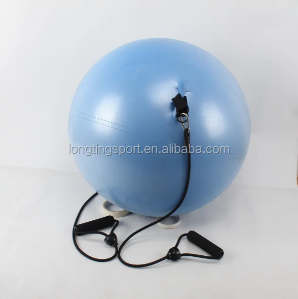 Популярный противоударный мяч для упражнений на заказ с веревкой, набор мячей для йоги и спортзала