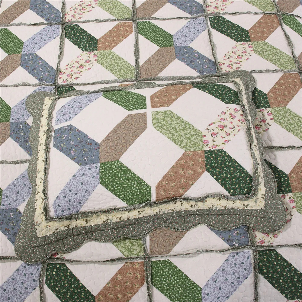 
China Wholesale embroidery handmade cotton baby luxury bedding set bed sheet comforter duvet cover bedspread fitted patchwork qu 