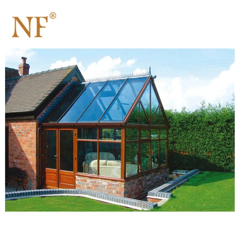 Модные французские зимние садовые домики, алюминиевые солнечные комнаты