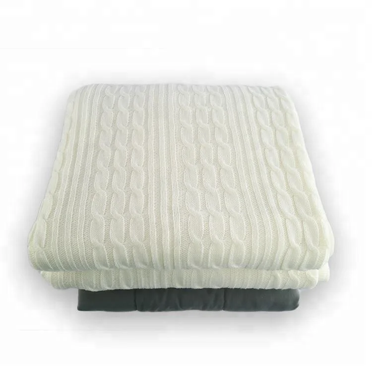 Высококлассные по индивидуальному заказу вязаное покрывало изделие Утяжеленный сенсорные одеяло