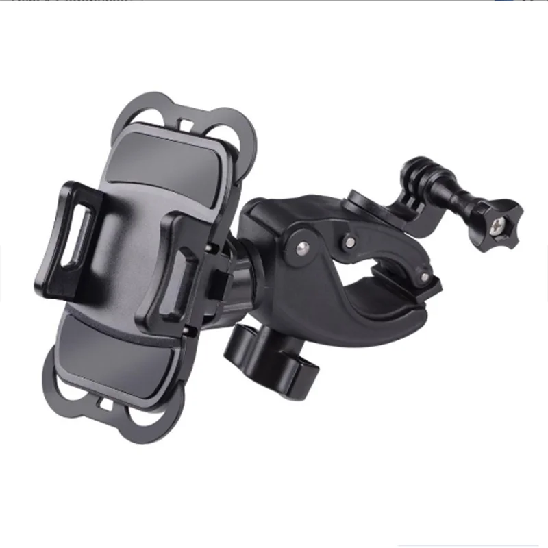 
2021 OBSHI Universal Motorcycle Bike Bicycle Handlebar Mount Holder Mobile Cell Phone Bike Holder For camera With Silicone 