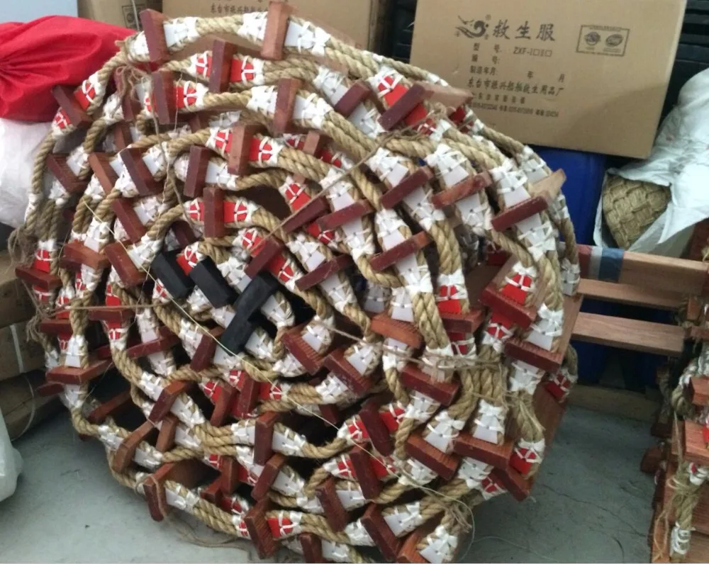 Best design boat escape rope ladders, ship climbing rope ladder