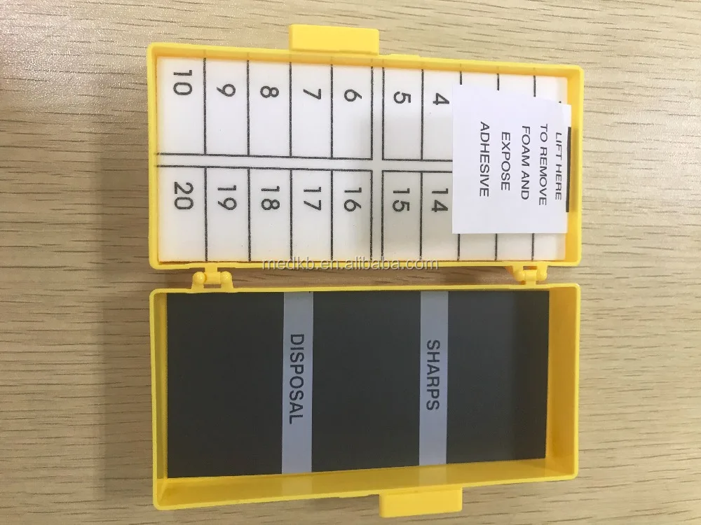 
Medical Needle counter disposable;Magnetic with foam needle counter;Safety needle counter 