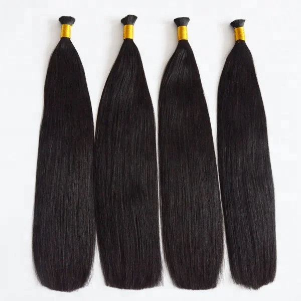 HN   Wholesale human hair Best Selling New Coming Wholesale Virgin Indian Hair Bulk Buy human braiding hair bulk no weft