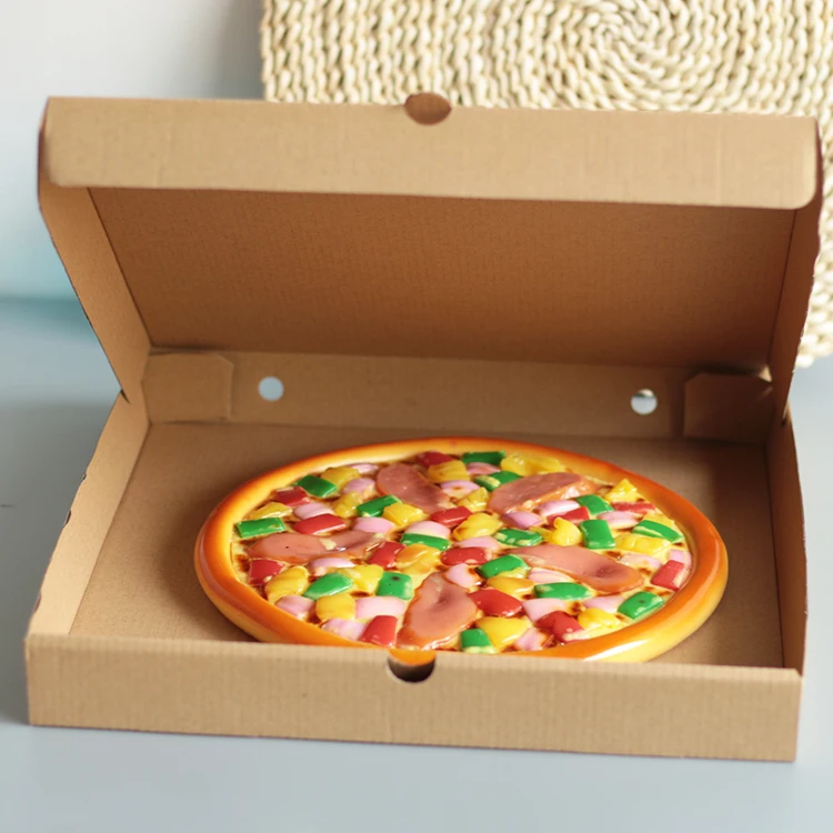 custom corrugated square pizza boxes