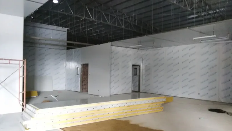 poultry processing cold room slaughterhouse cold storage room