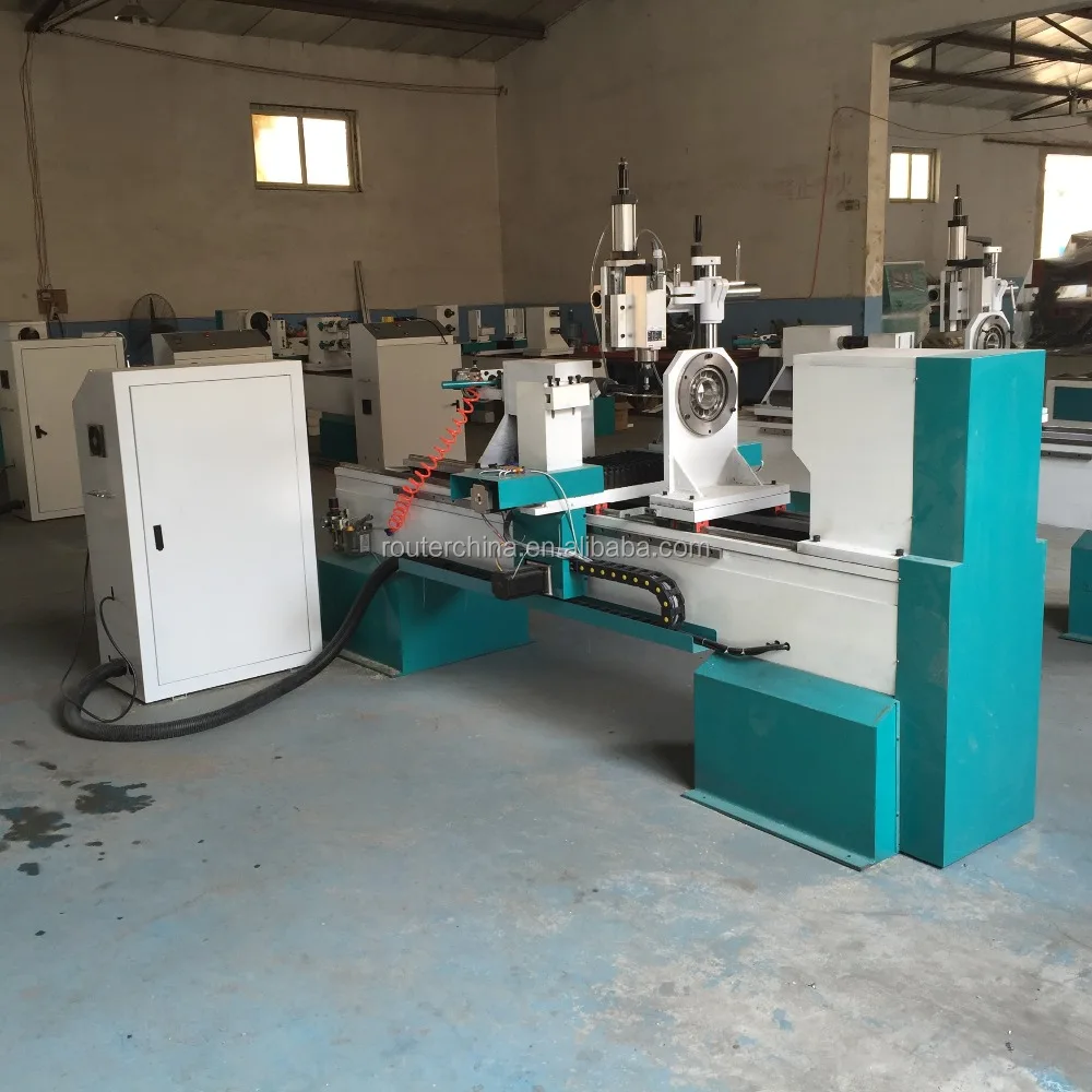 Factory price Manufacturer Supplier 0.2 accuracy Innovation baseball bat make machine cnc wood lathe machine for table legs
