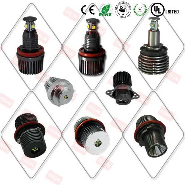 80 Вт 40 20 e60 светодиодные ангельские глаза и e39 H8 Светодиодный Маркер для автомобиля