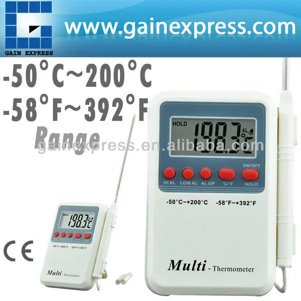 V03H-9269 мульти - термометр вт/высокое& низкой температуре alarm+110mm нержавеющая сталь датчик -50 c~200 с