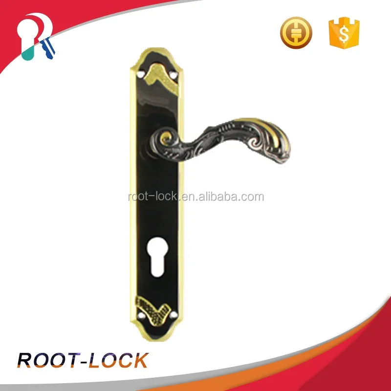 Antique brass drawer handle with pull handle