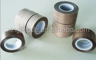 water-proof brown ptfe adhesive tape fiberglass tape