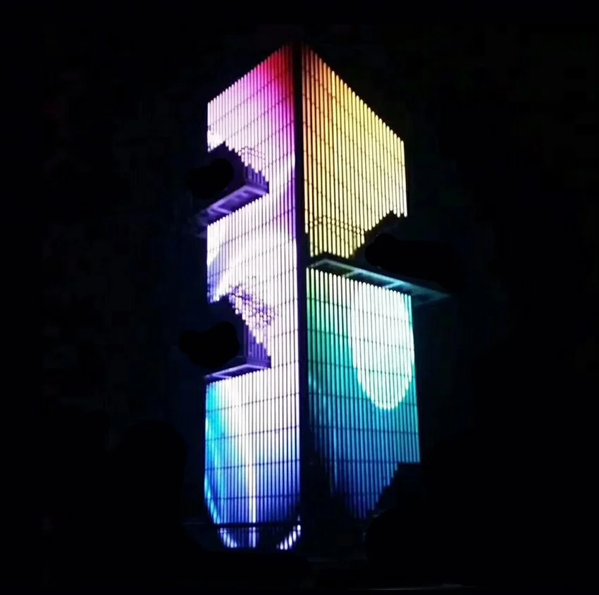 Outdoor building IP 65 Waterproof dmx addressable led linear lights 1000mm