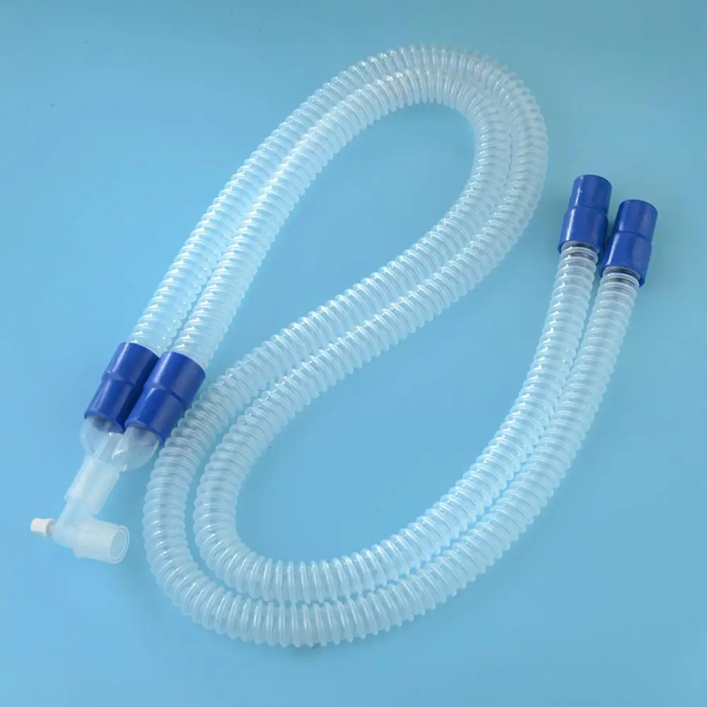 
Adult medical plastic anesthesia ventilator breathing circuit 