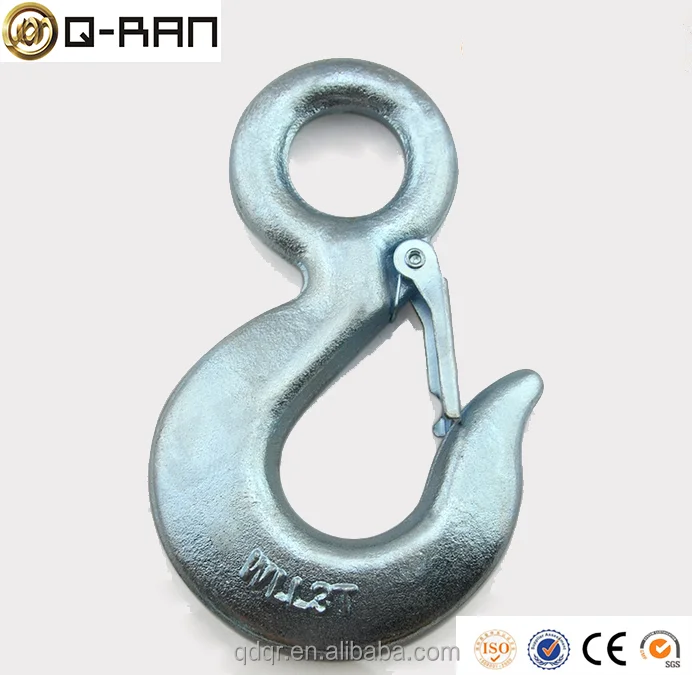 
Crane lifting 320 Carbon Steel Forged Eye Hook With Latch 