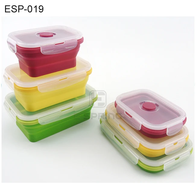 100% Food Grade Square Vacuum Food Storage Containers Food Storage Box Set