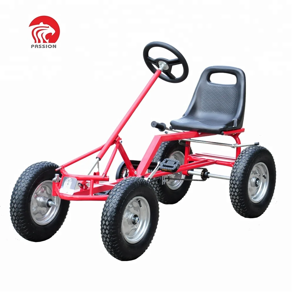 Heavy duty attractive 4 wheel adult go kart pedal for fun