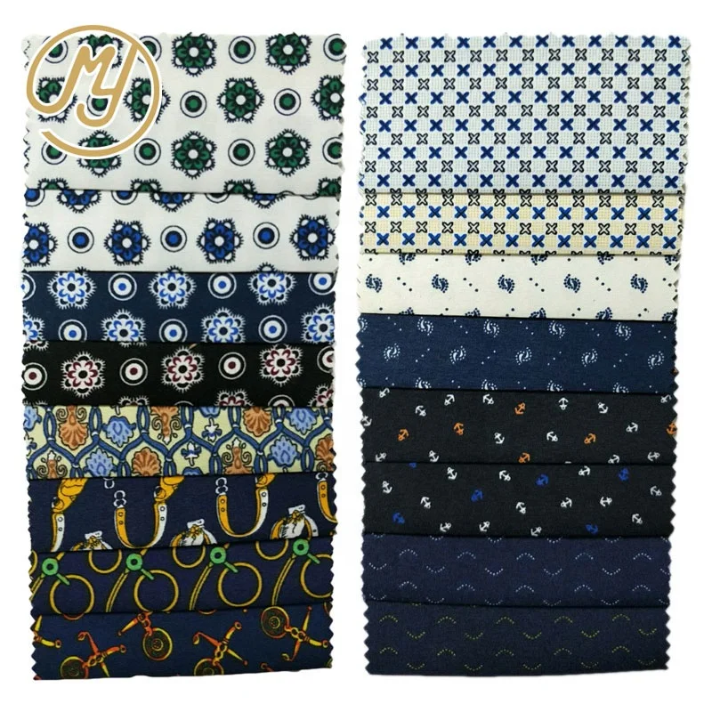 Тканые техники 100% поли полиэстер ткань печатных Красочные конструкции для мужской рубашки