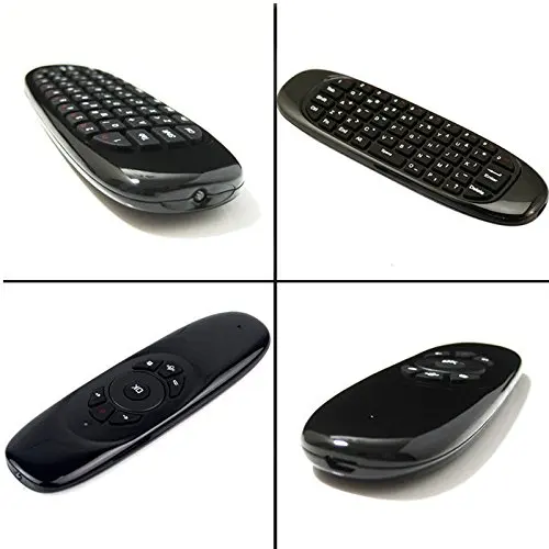 C120 2.4GHz Mini Rechargeable Wireless Fly Mouse Remote Control Keyboard with USB Receiver to Work for PC IPTV Android TV box
