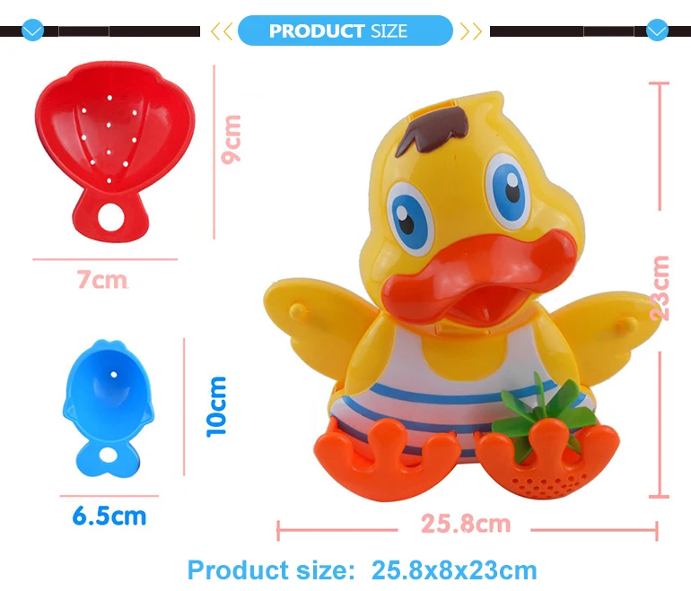 Waterfall toy bath kids shower toys for baby