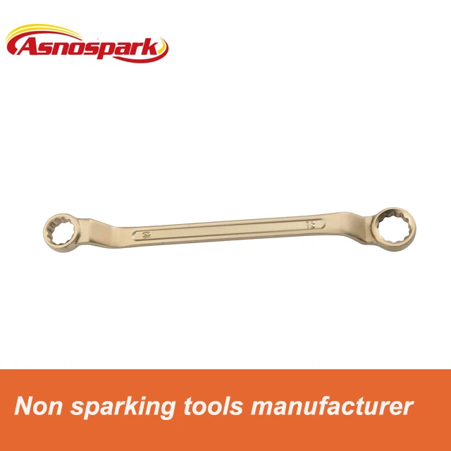 Non sparking double box ring spanner wrench set